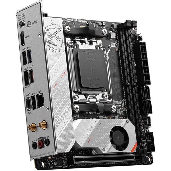 MSI MPG B650I EDGE WIFI-6E DDR5 HDMI DP PCIE 4.0 AM5 mITX