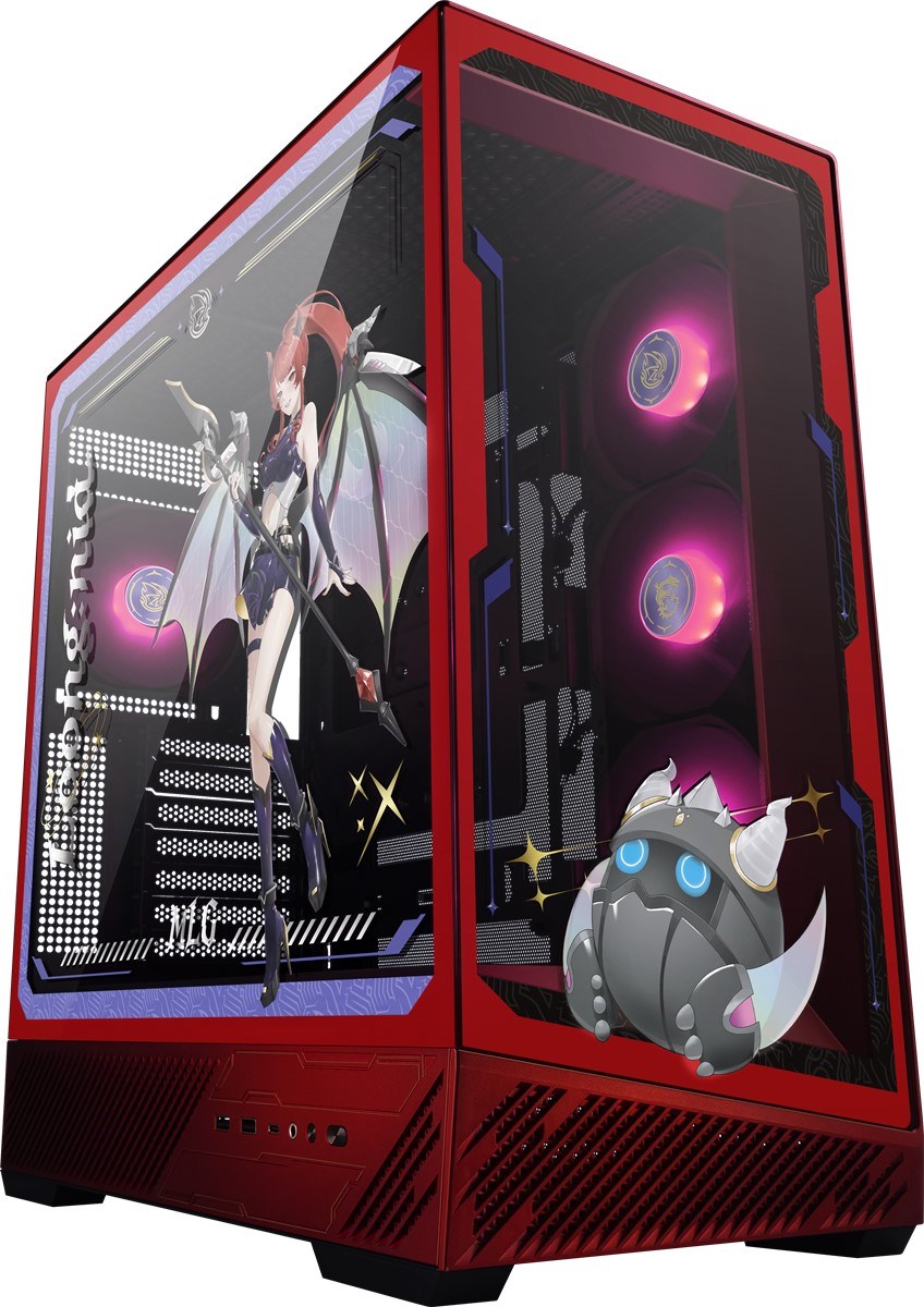 MSI PANO 130R MLG EDITION Gaming Mid-Tower PC Kasası Kırmızı-Siyah
