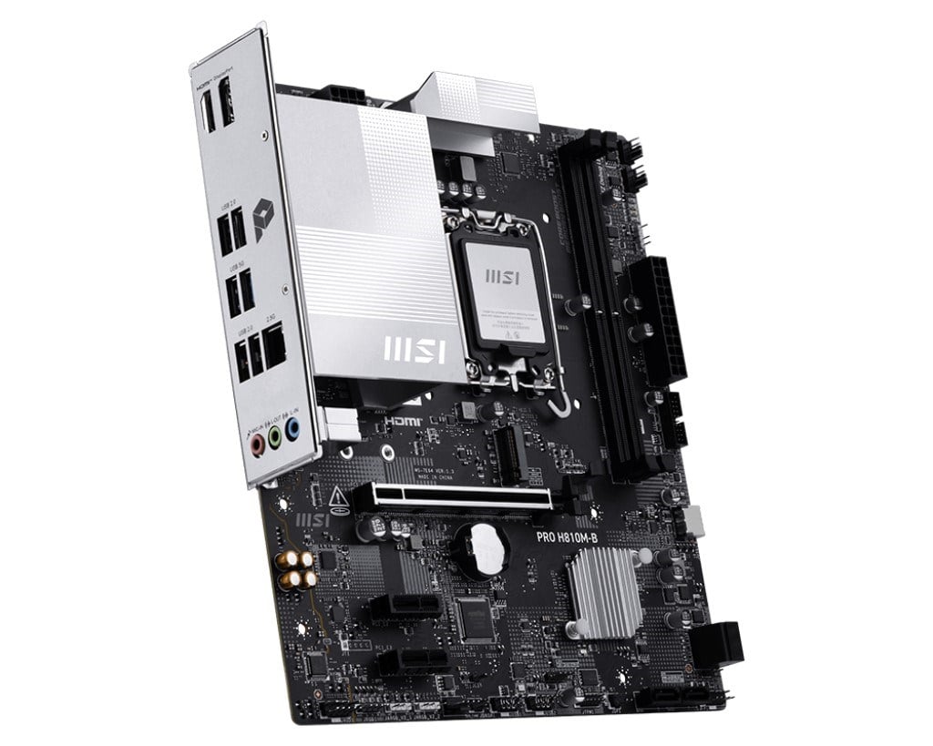MSI PRO H810M-B DDR5 HDMI-DP PCIE 4.0 1851p mATX