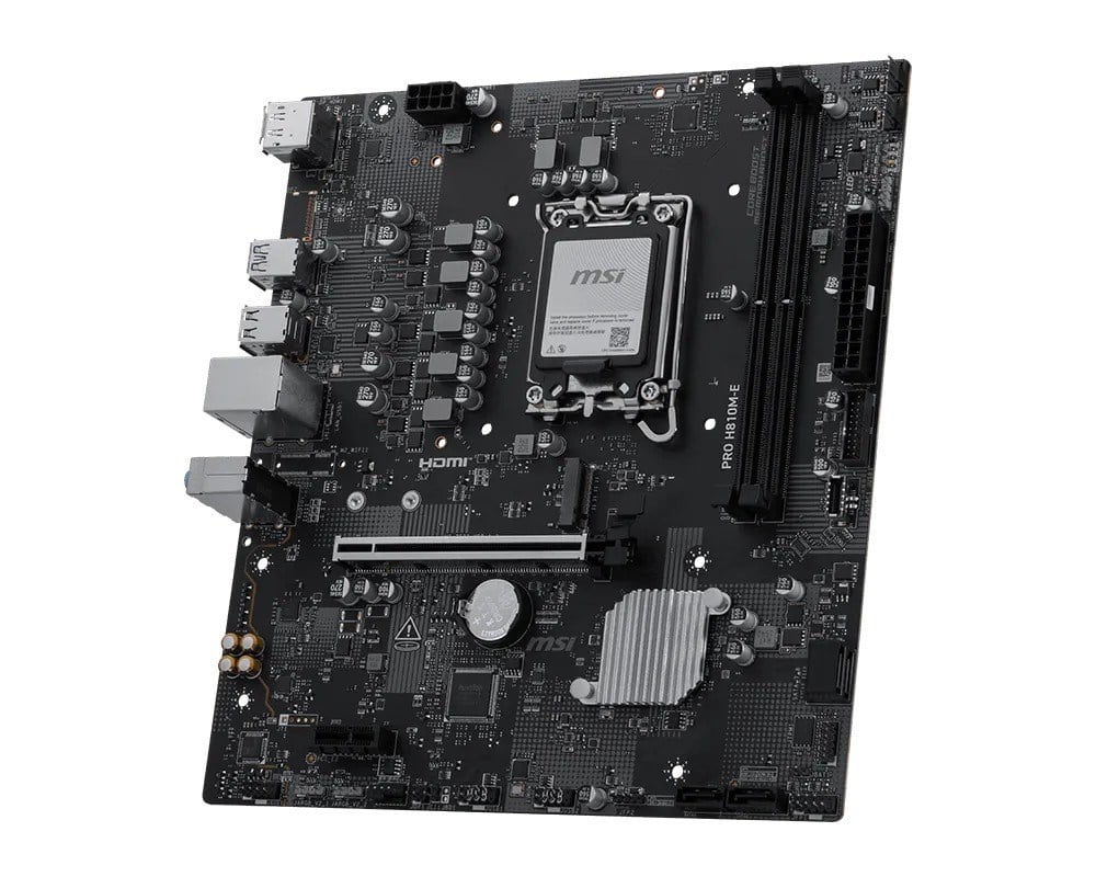 MSI PRO H810M-E DDR5 6400MHz (OC) M.2 mATX 1851P