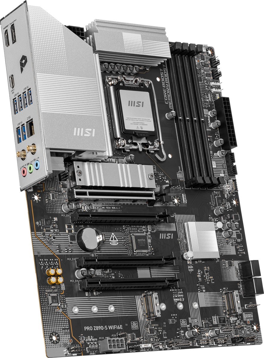 MSI PRO Z890-S WIFI6E DDR5 HDMI-DP TYPEC PCIE 5.0 1851p ATX