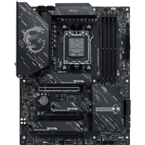 MSI X870E GAMING PLUS WIFI7 DDR5 HDMI TYPE-C PCIE 5.0 AM5 ATX