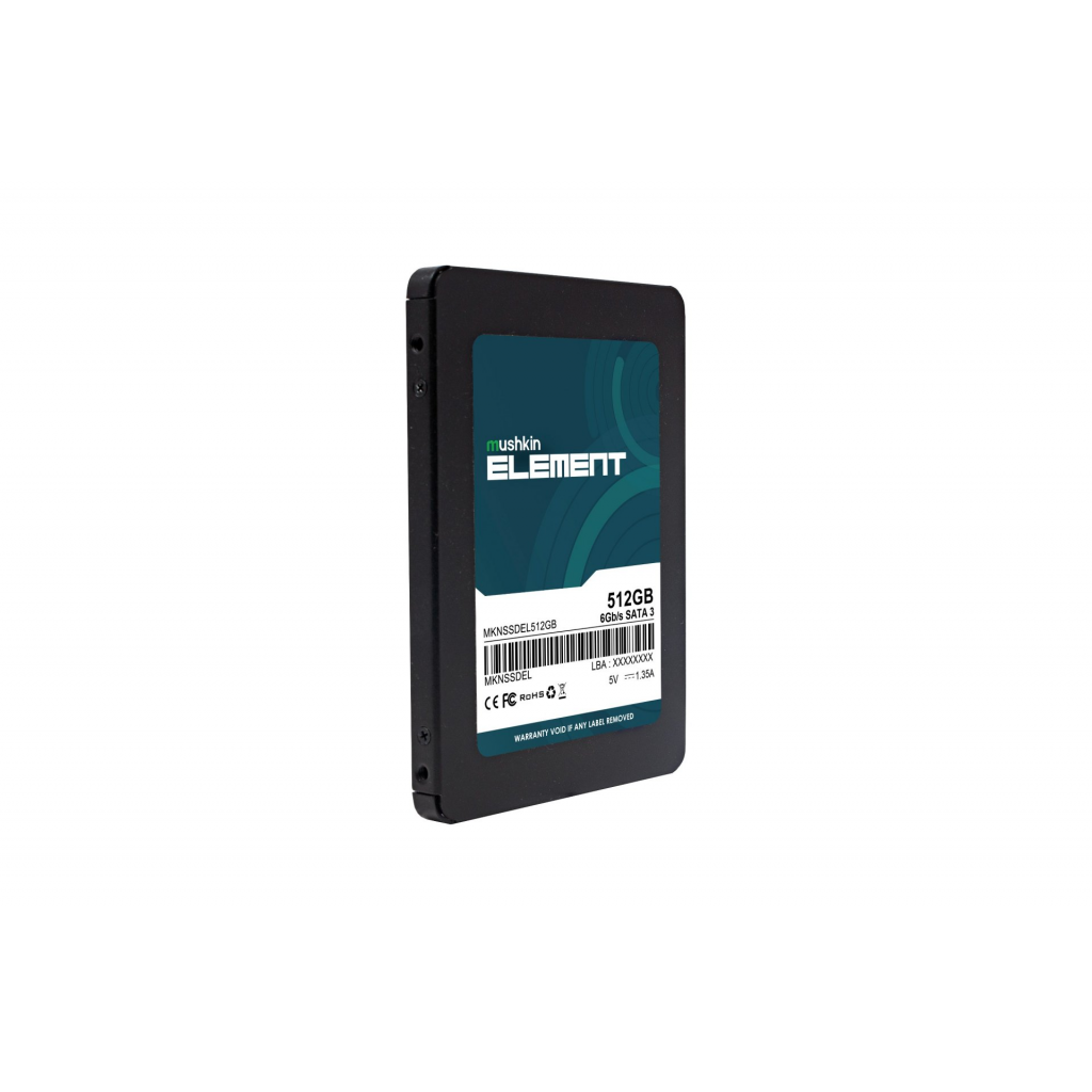 Mushkin ELEMENT, 512GB, 500-450Mb/s, 2.5