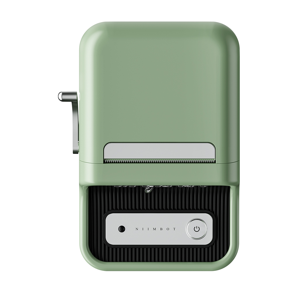 NIIMBOT B21, Taşınabilir, Mürekkepsiz, Termal Etiket Yazıcı (Bluetooth, Type-C) Yeşil