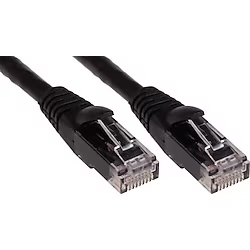 ODS 0.5metre CAT6 Utp LSZH Saf Bakır Siyah Patch Kablo (5'li paket)