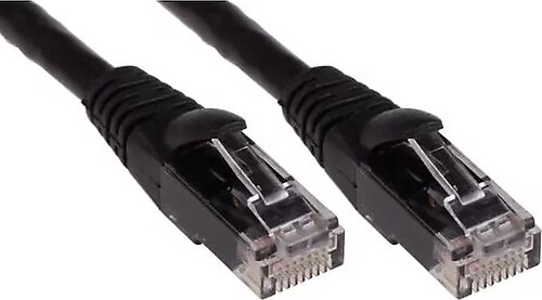 ODS 3metre CAT6 Utp LSZH Saf Bakır Siyah Patch Kablo (3'lü paket)