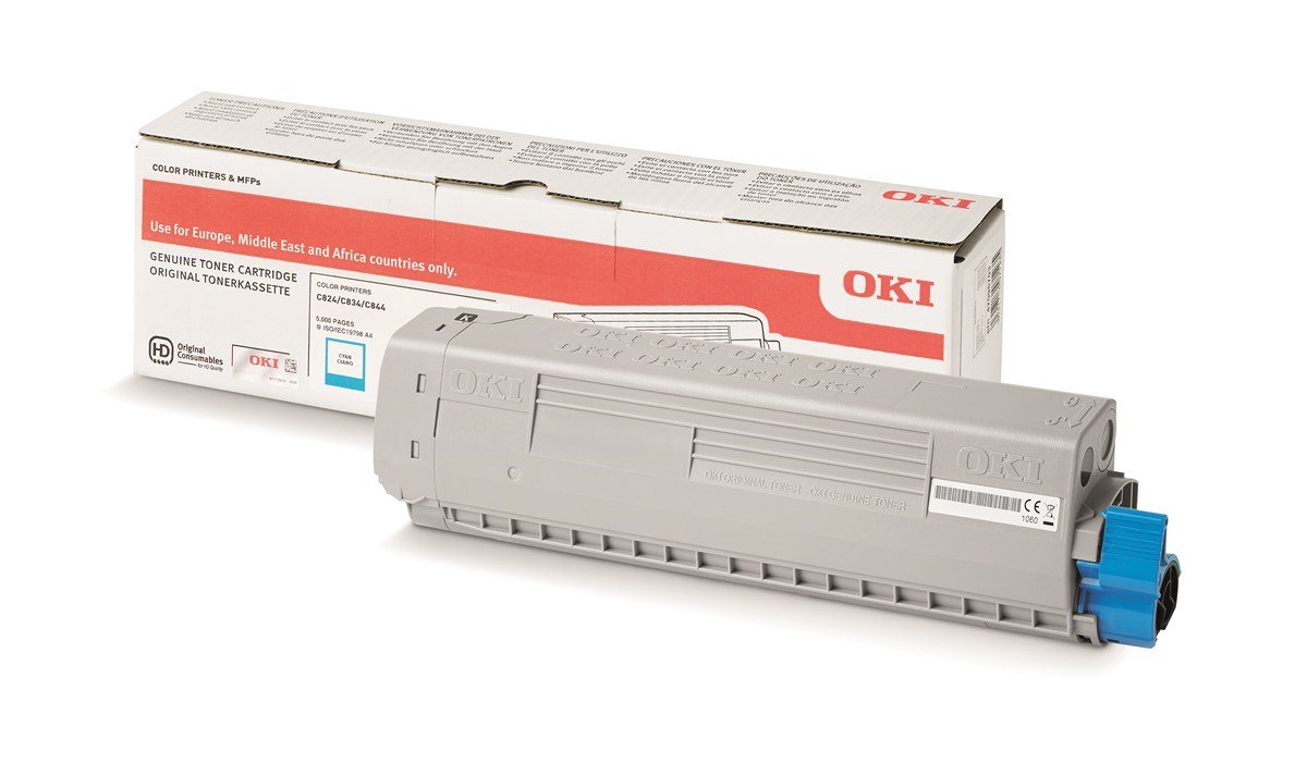 OKI C824/C834/C844 5K Mavi (Cyan) Toner (47095703)