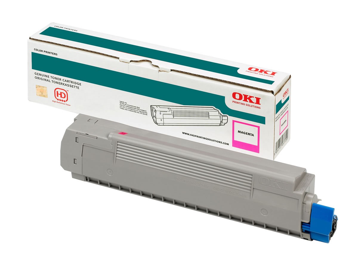 OKI MC760/MC770/MC780 Macenta Orijinal Toner Kartuşu (Magenta Toner Cartridge)