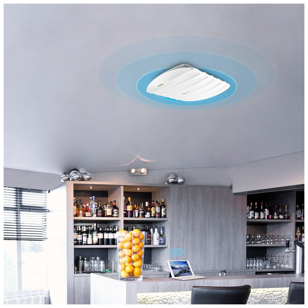 OMADA EAP115, 1Port Gigabit PoE, 300Mbps, 2,4Ghz,  Aktif Poe, Tavan tipi Access Point