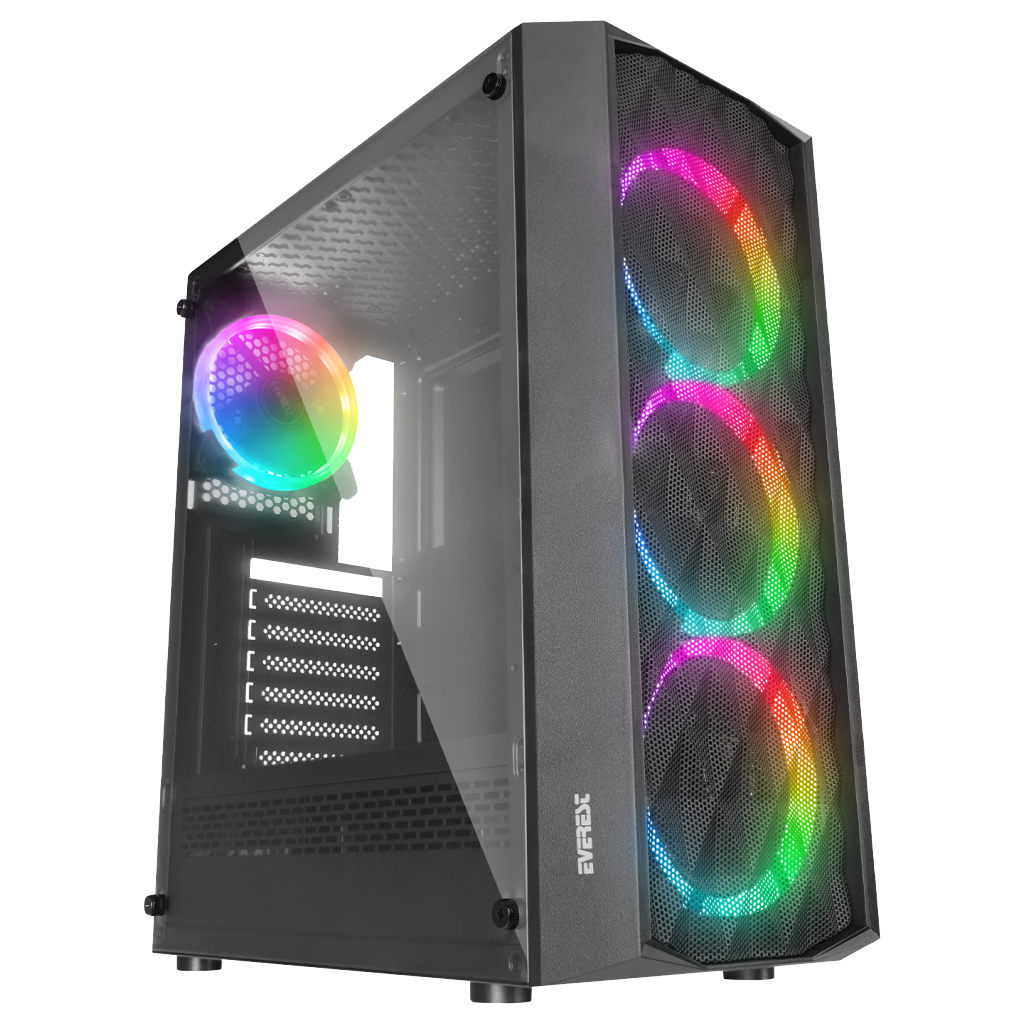 PANTHERA-01U, AMD RYZEN 5 5600, 16Gb DDR4 Ram, 500Tb NVMe SSD, 4Gb GDDR5 RX550 Ekran Kartı, 600W Kasa, OEM PAKET