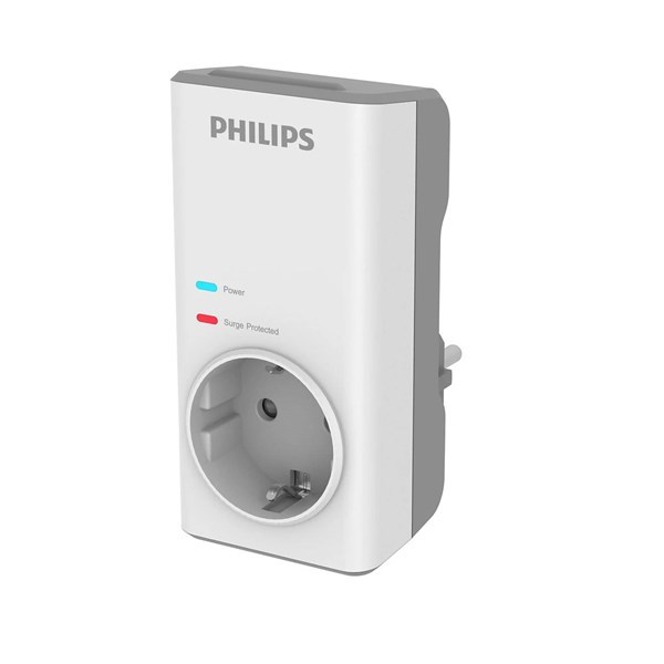 PHILIPS 1-li CHP7010W/10 1140 Joules Akım Koruma Prizi Siyah
