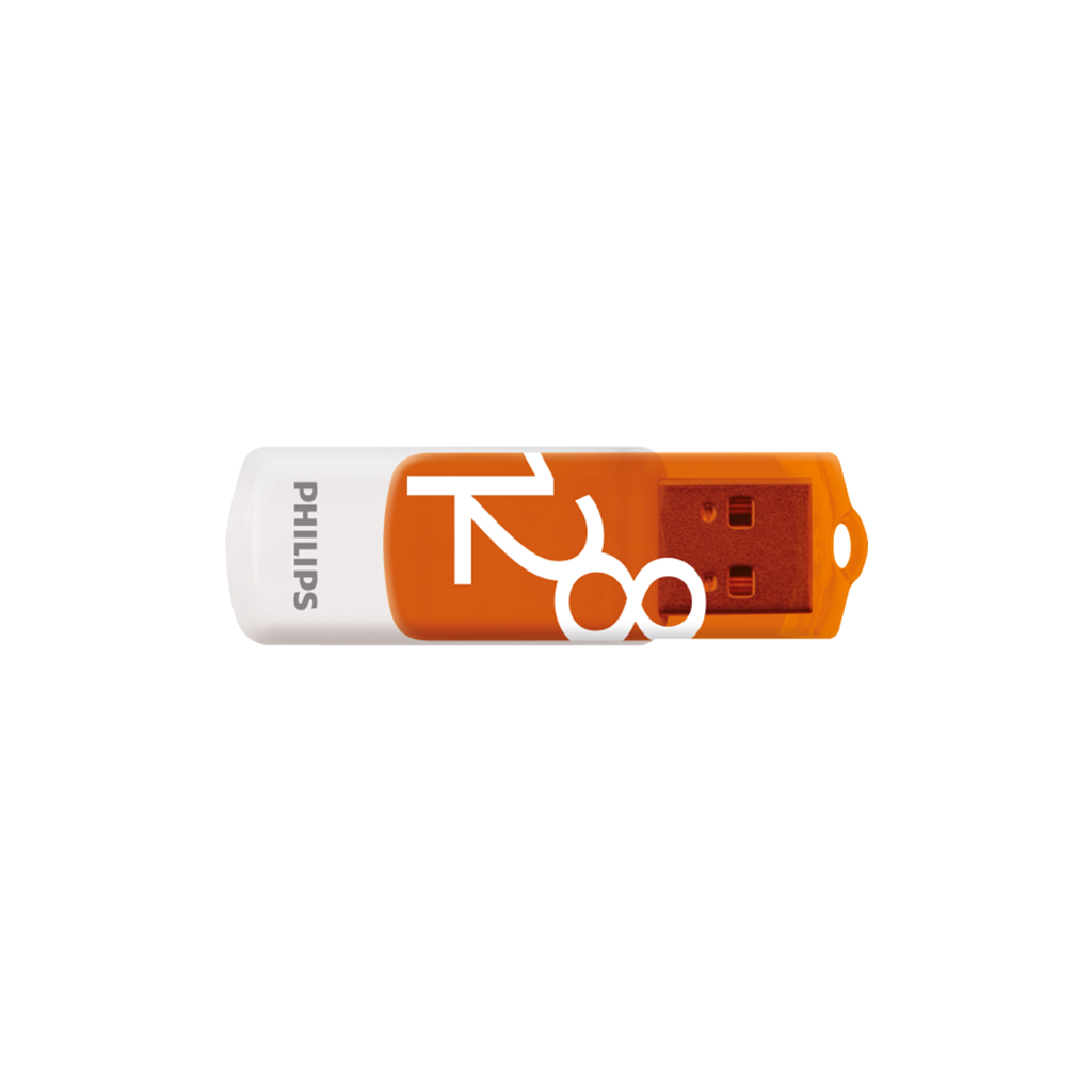 PHILIPS FM12FD05B, 128GB, USB 2.0, Vivid, Turuncu, Flash Disk