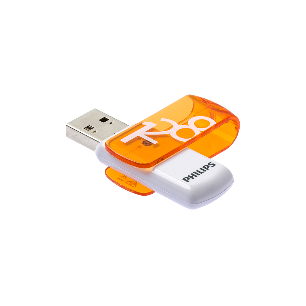 PHILIPS FM12FD05B, 128GB, USB 2.0, Vivid, Turuncu, Flash Disk