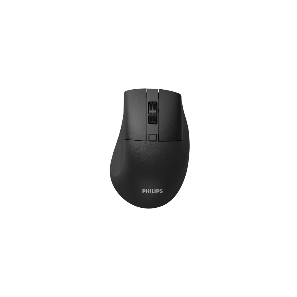 PHILIPS SPK7528B, SESSİZ, Siyah, USB Nano  2,4Gh ve Bluetooth Kablosuz, 1600dpi, Optic, 3 Tuşlu, Ergonamik, Sessiz Click, Mouse