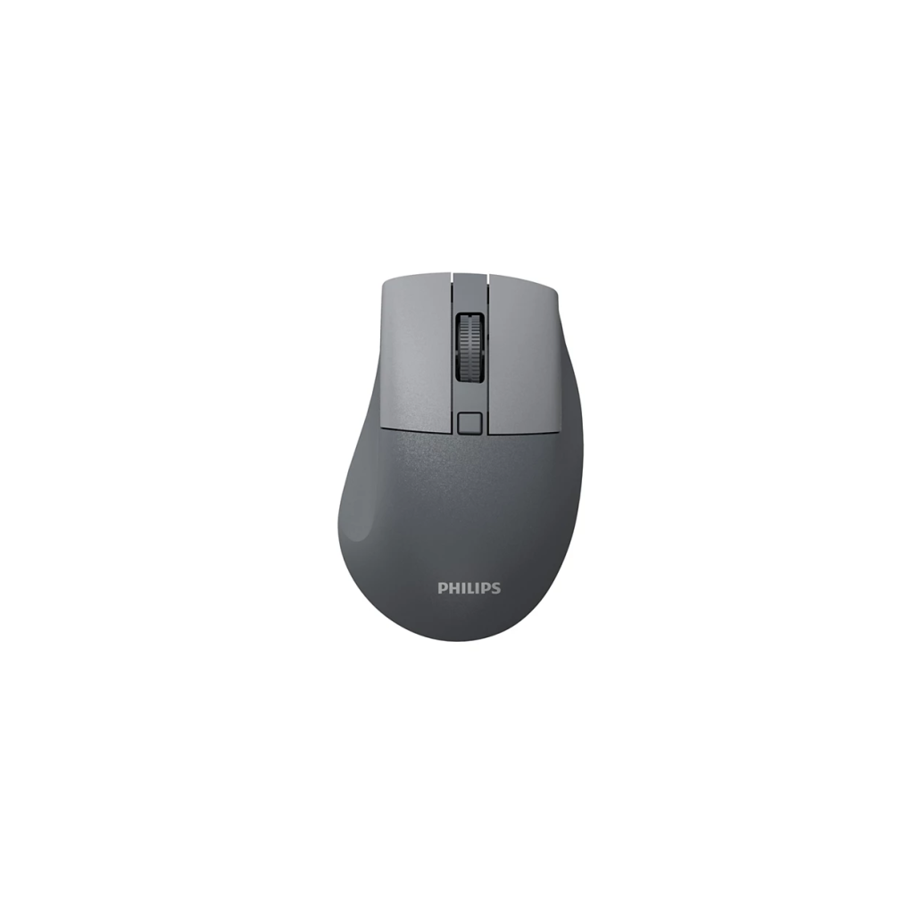 PHILIPS SPK7528G, SESSİZ, Gri, USB Nano  2,4Gh ve Bluetooth Kablosuz, 1600dpi, Optic, 3 Tuşlu, Ergonamik, Sessiz Click, Mouse