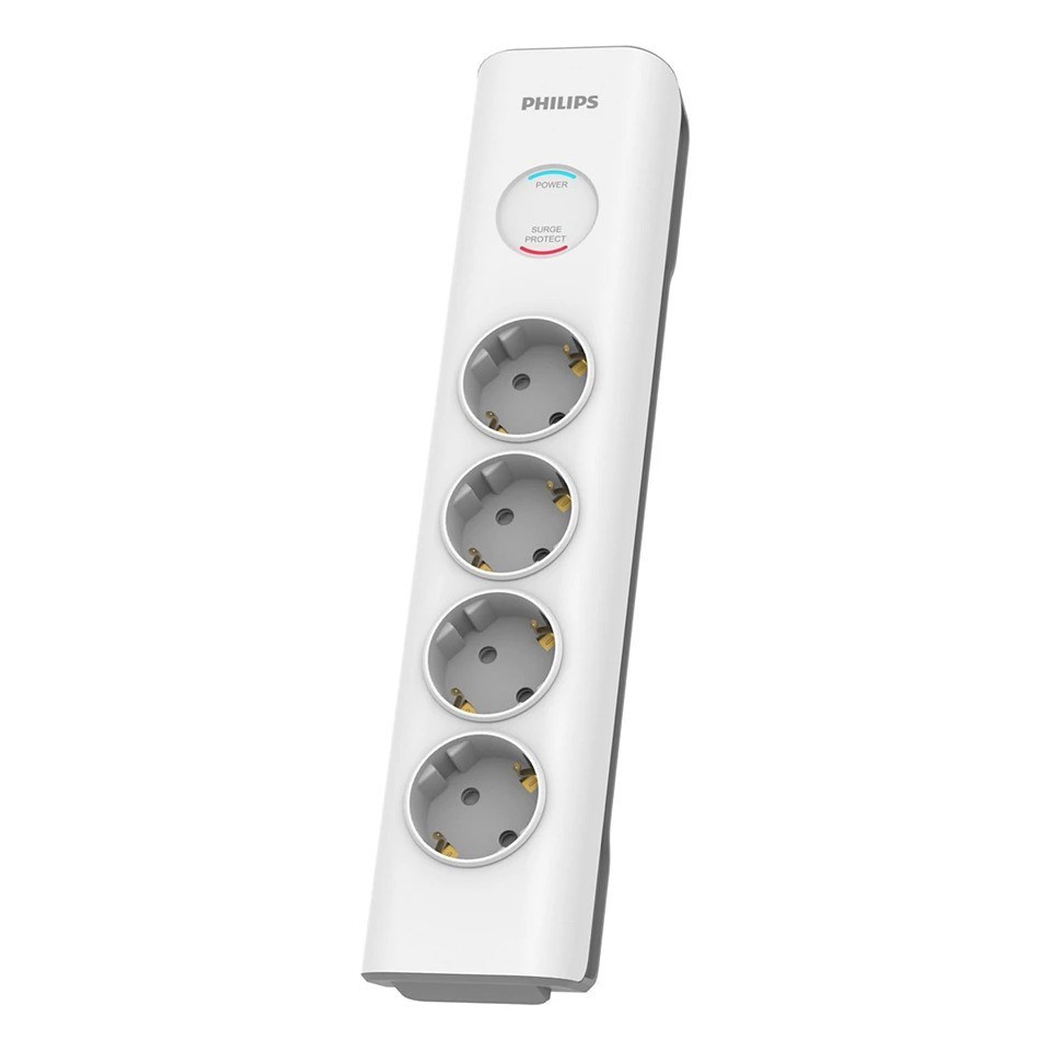 PHILIPS SPN7040WA/62 600J 4LÜ / 2M AKIM KORUMALI PRİZ