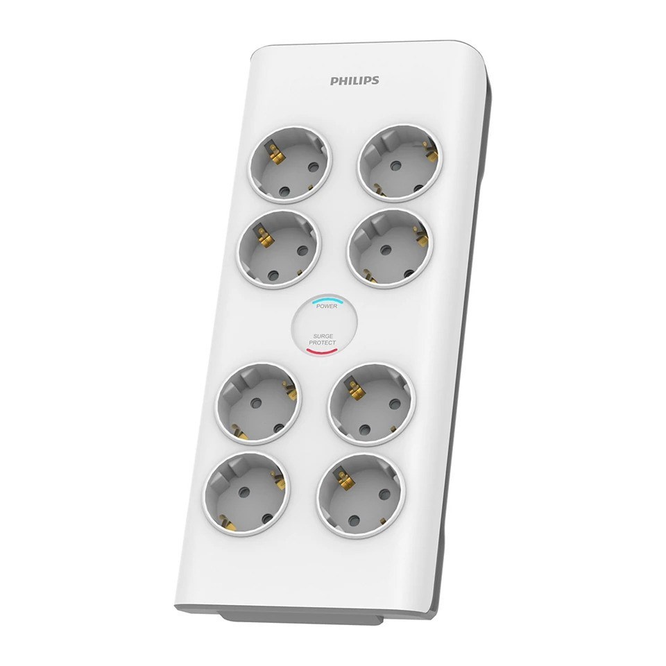 PHILIPS SPN7080WA/62 900J 8Lİ / 2M AKIM KORUMALI PRİZ