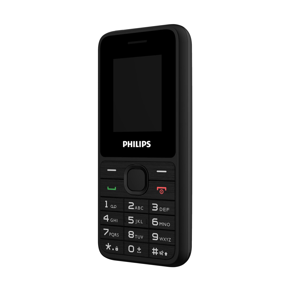 PHILIPS Xenium E2125, 32Mb, Siyah, 32Mb Ram, 1,77inc Ekran, 4G Çift Sim Desteği, FM Radyo, 1700mAh Pil, El Feneri, Türkiye KVK Garantili