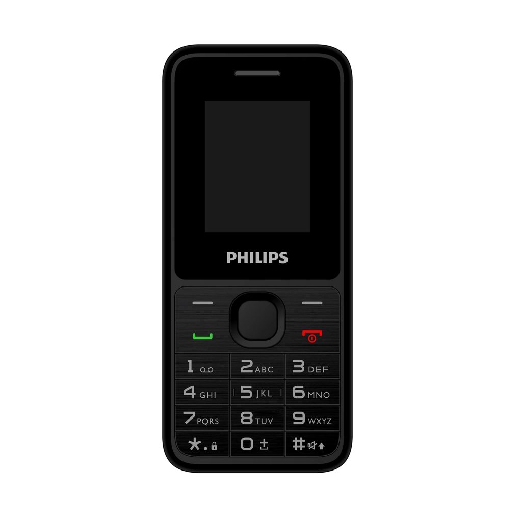 PHILIPS Xenium E2125, 32Mb, Siyah, 32Mb Ram, 1,77inc Ekran, 4G Çift Sim Desteği, FM Radyo, 1700mAh Pil, El Feneri, Türkiye KVK Garantili