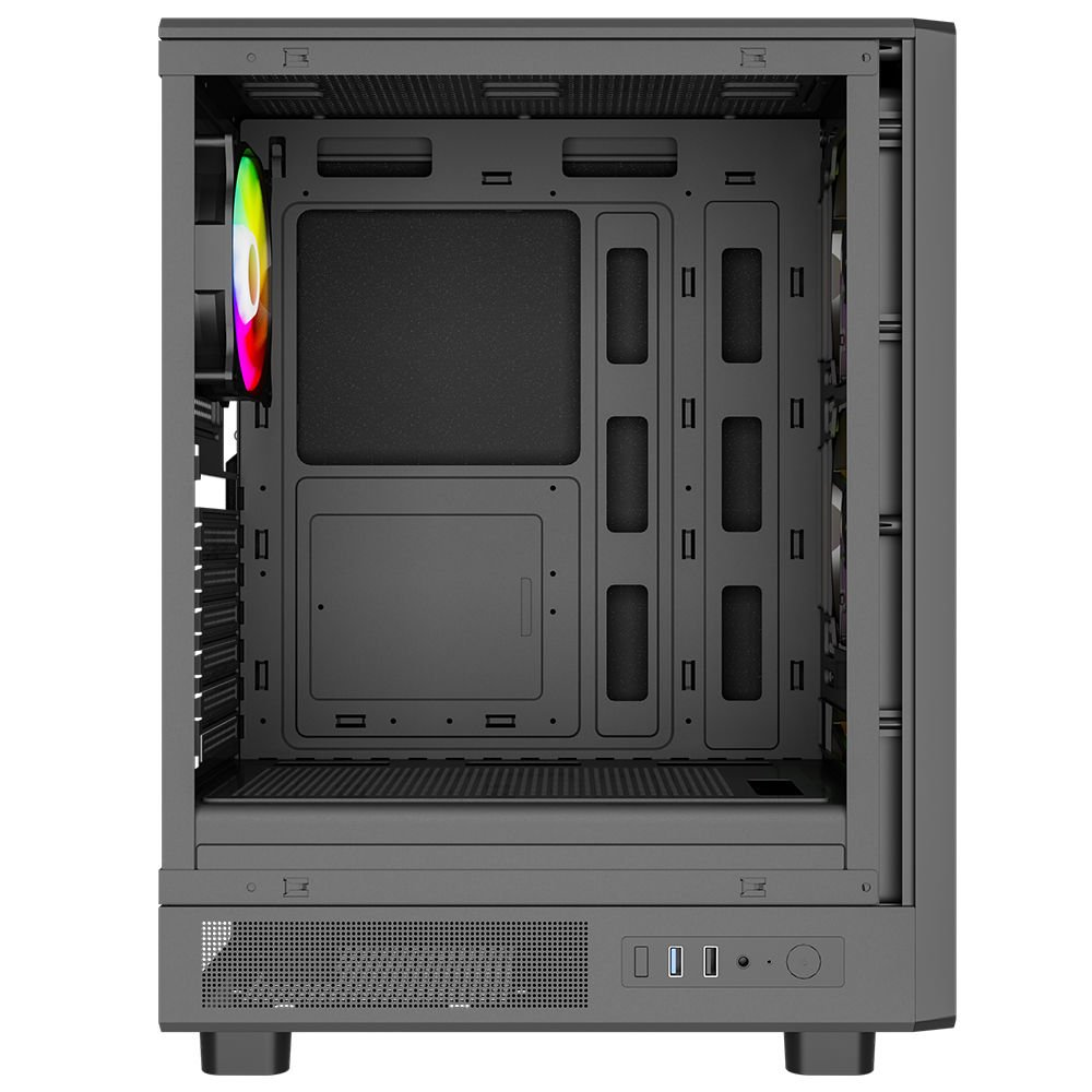 POWERBOOST 600W 80+ A601B 4-Rainbow Fanlı Gaming Mid-Tower PC Kasası