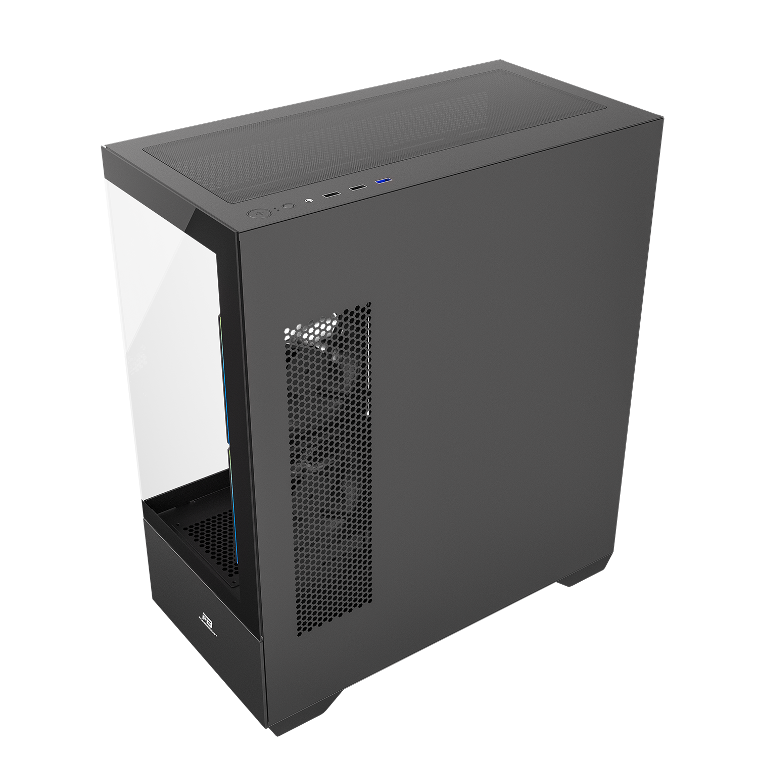POWERBOOST 750W 80+ BRONZE PB-J9031B 3-ARGB Fanlı Gaming Mid-Tower PC Kasası
