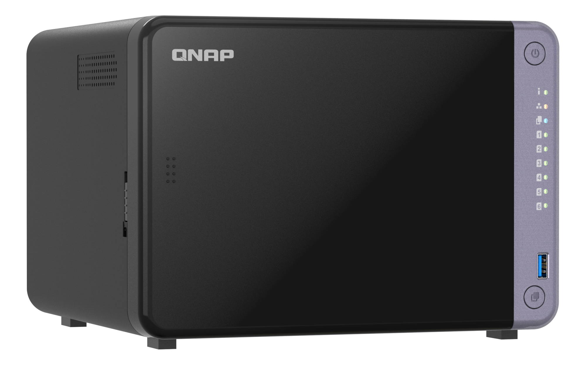QNAP 6diskli Alpine AL524 QC-4GB RAM-2-10GbE SFP+ Nas Server TS-632X