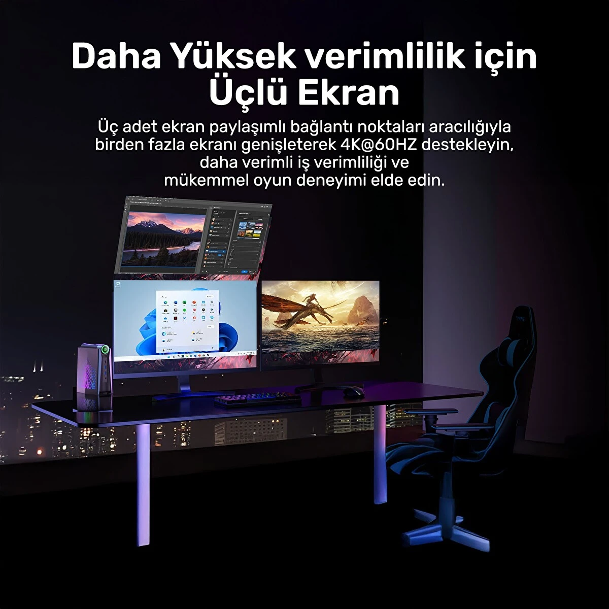 RAXIUS Momentum SD-R5.743U001 Ryzen5 7430U 8GB 512SSD FDOS Mini PC