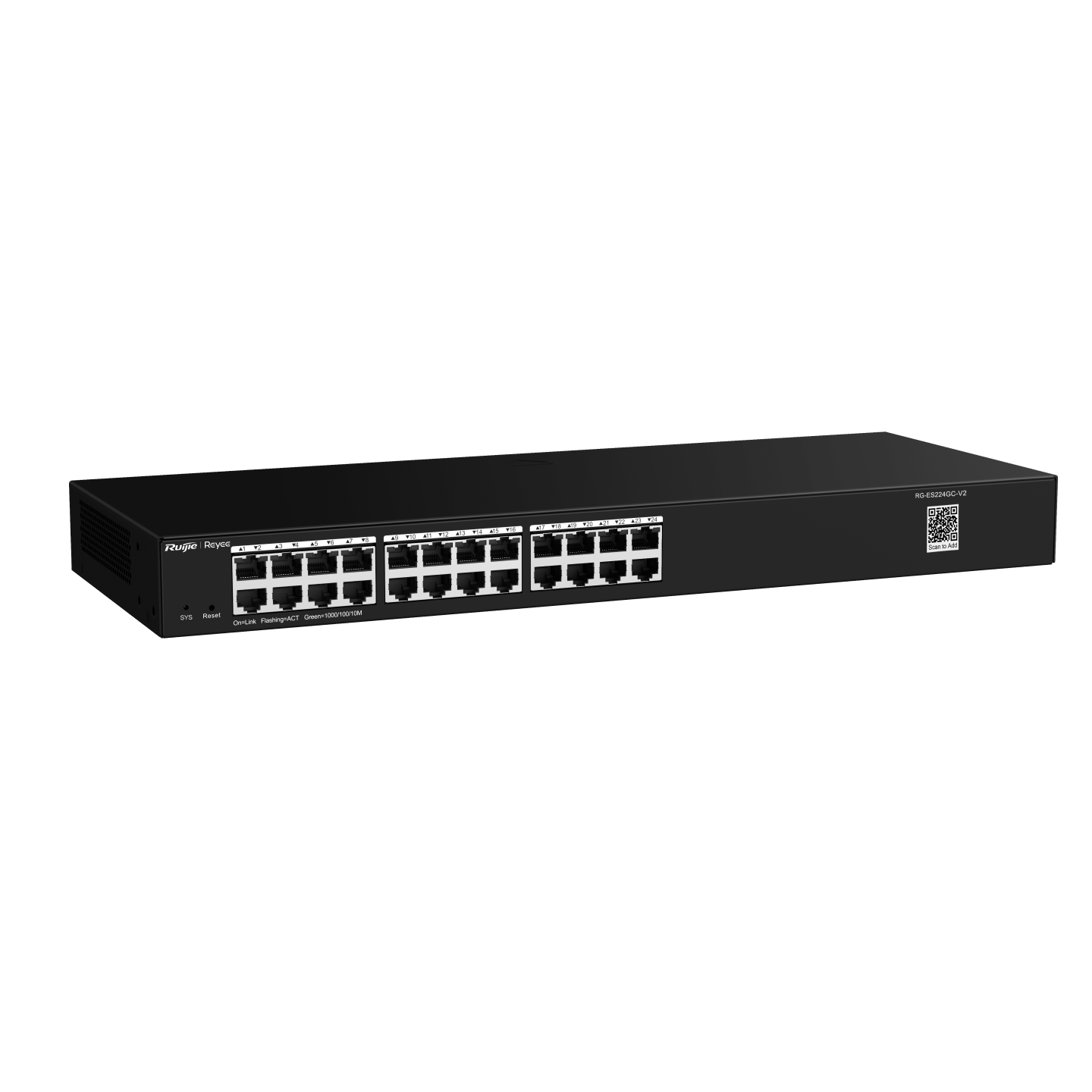 RUIJIE 24port Gigabit Yönetilebilir Switch RackMount REYEE RG-ES224GC