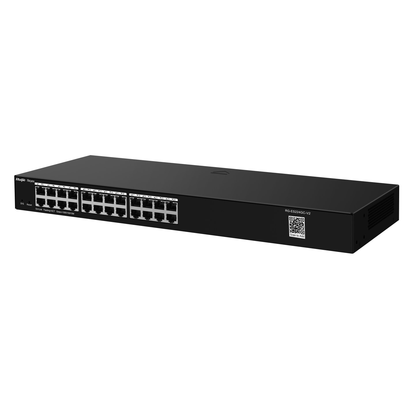 RUIJIE 24port Gigabit Yönetilebilir Switch RackMount REYEE RG-ES224GC