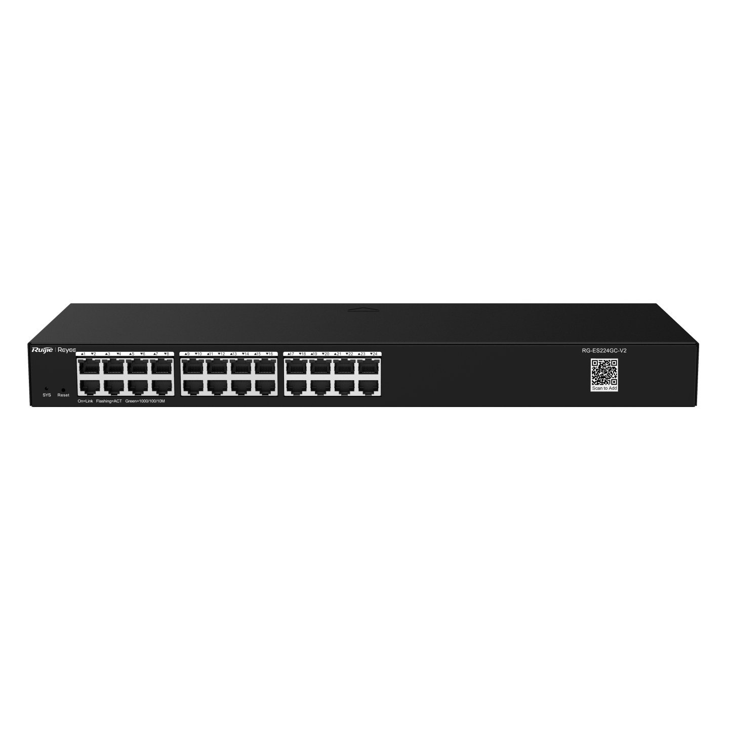 RUIJIE 24port Gigabit Yönetilebilir Switch RackMount REYEE RG-ES224GC