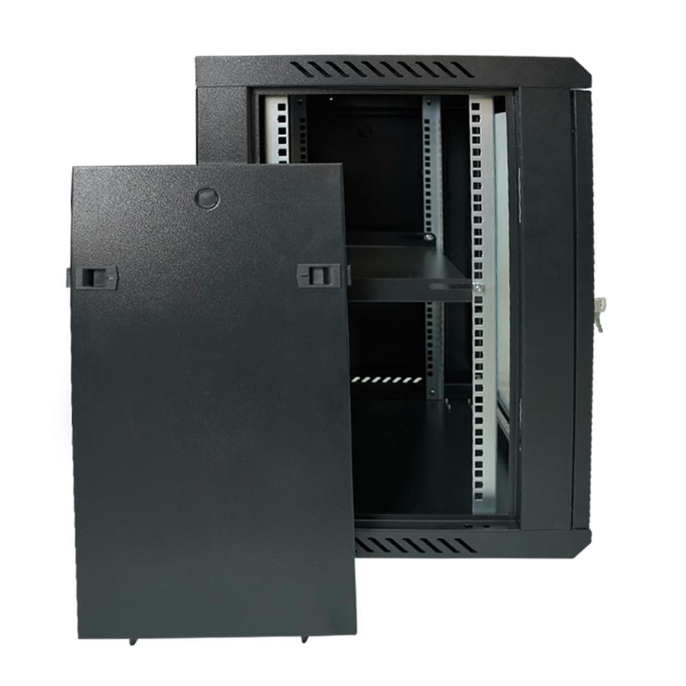 Racksan MT-6616S 16U Duvar Tipi Kabinet (640-600-600) Raf+Fan+Priz