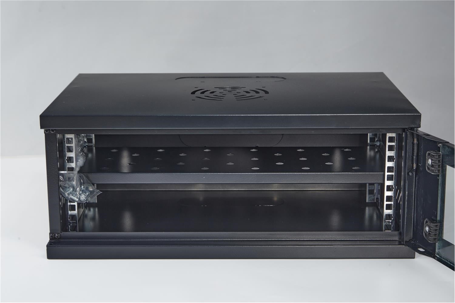 Racksan SE-6404S 4U Duvar Tipi Kabinet (240-530-400) Raf+Fan