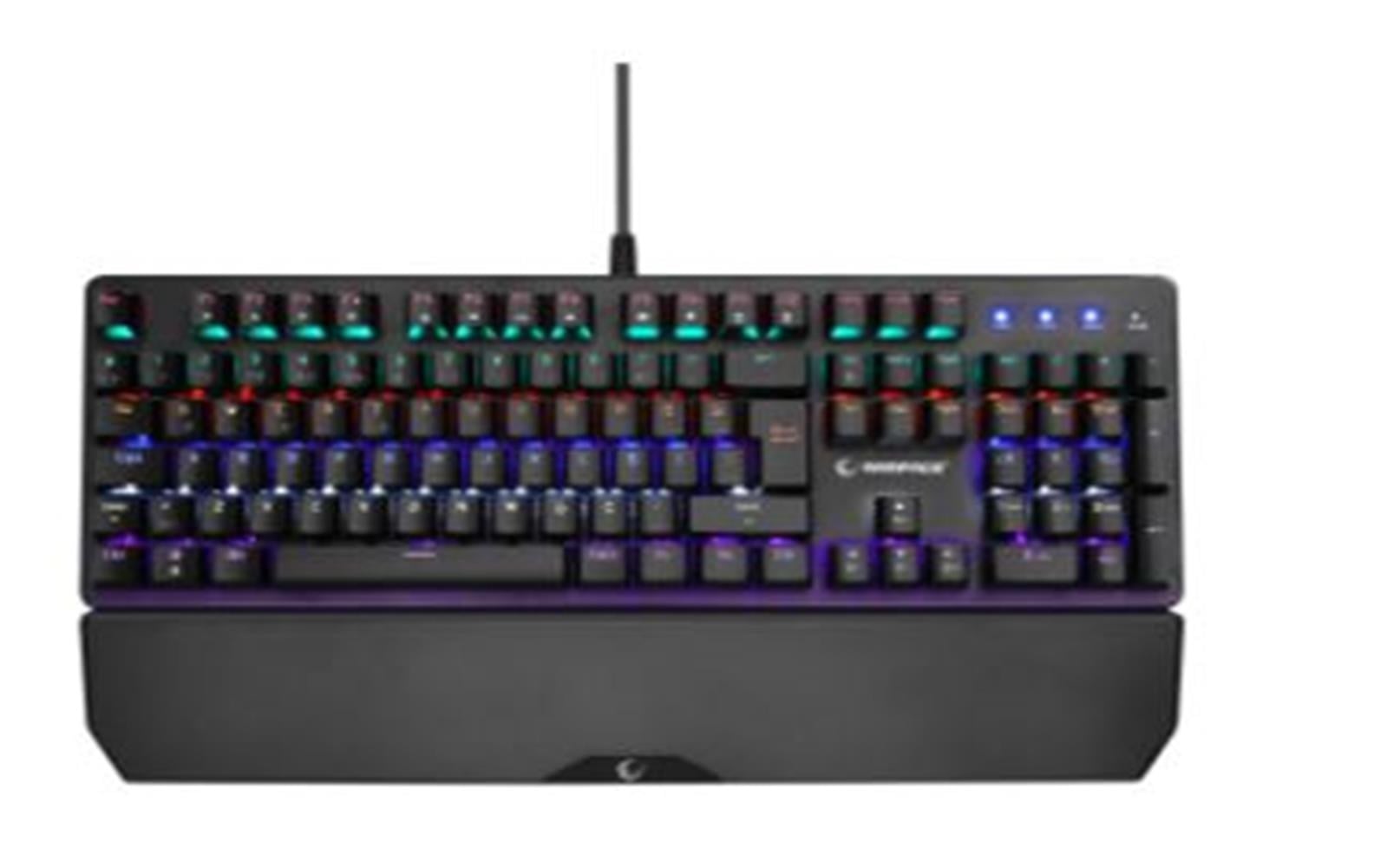 Rampage KB-R86 UMBRA Siyah USB Rainbow Aydınlatmalı Red Switch Mekanik Gaming Oyuncu Klavye