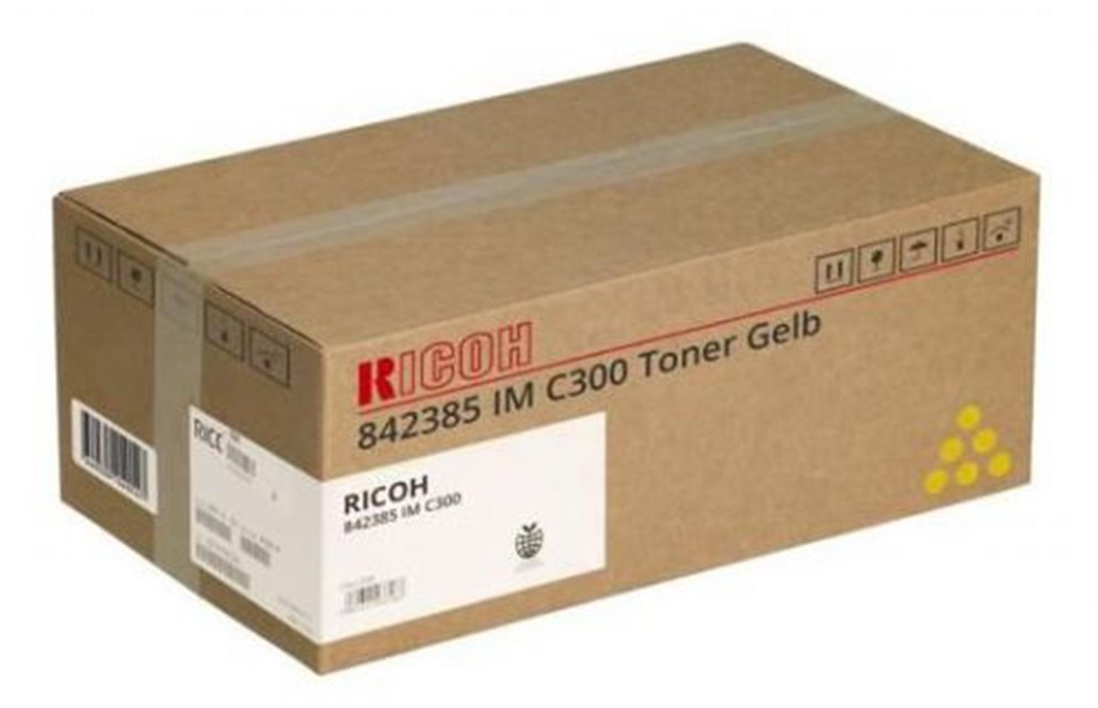 Ricoh IM C300 Yellow Sarı Orjinal Fotokopi Toneri IM C300-300F 6.000 Sayfa Gr-C4 