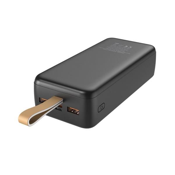 S-LINK G330 30000mAh Micro+Type-C+USB PD20W+QC3.0 18W Siyah LCD Taşınabilir Pil Şarj Cihazı Powerbank