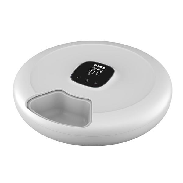 S-LINK SL-24 Otomatik Yem Kabı 6sı 1 Arada Islak ve Kuru 170ml Porsiyon Kontrollu Kedi Köpek Besleyici Wifi TUYA Destek