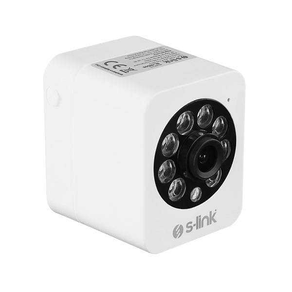 S-LINK SL-IND06 3.0 MP IP Smart Full HD Lens 2.8mm DUAL BAND Wifi Network TF Card Type-C Güvenlik Bebek Kamerası Tuya