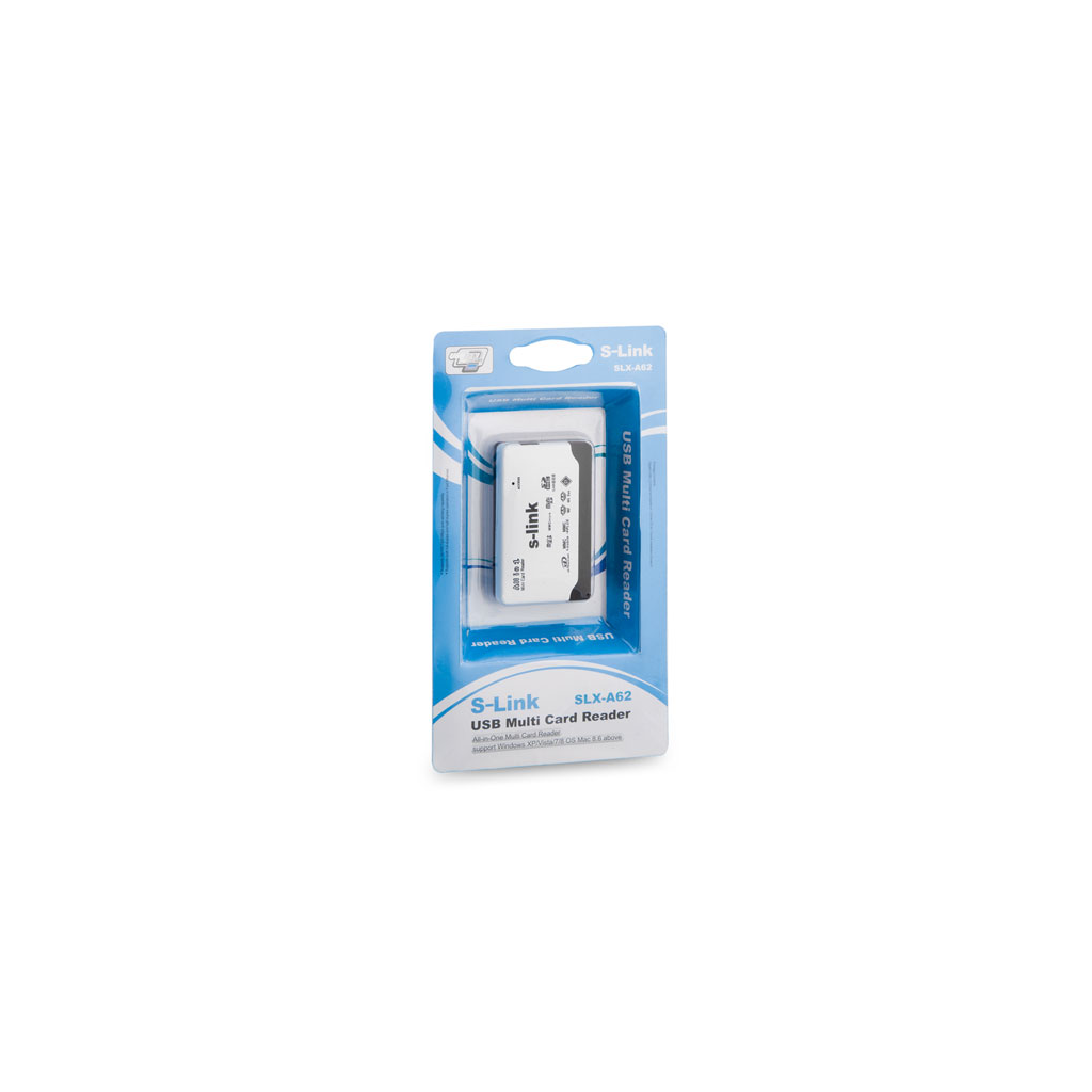 S-LINK SLX-A62, All In One, CARD READER, USB 2.0,