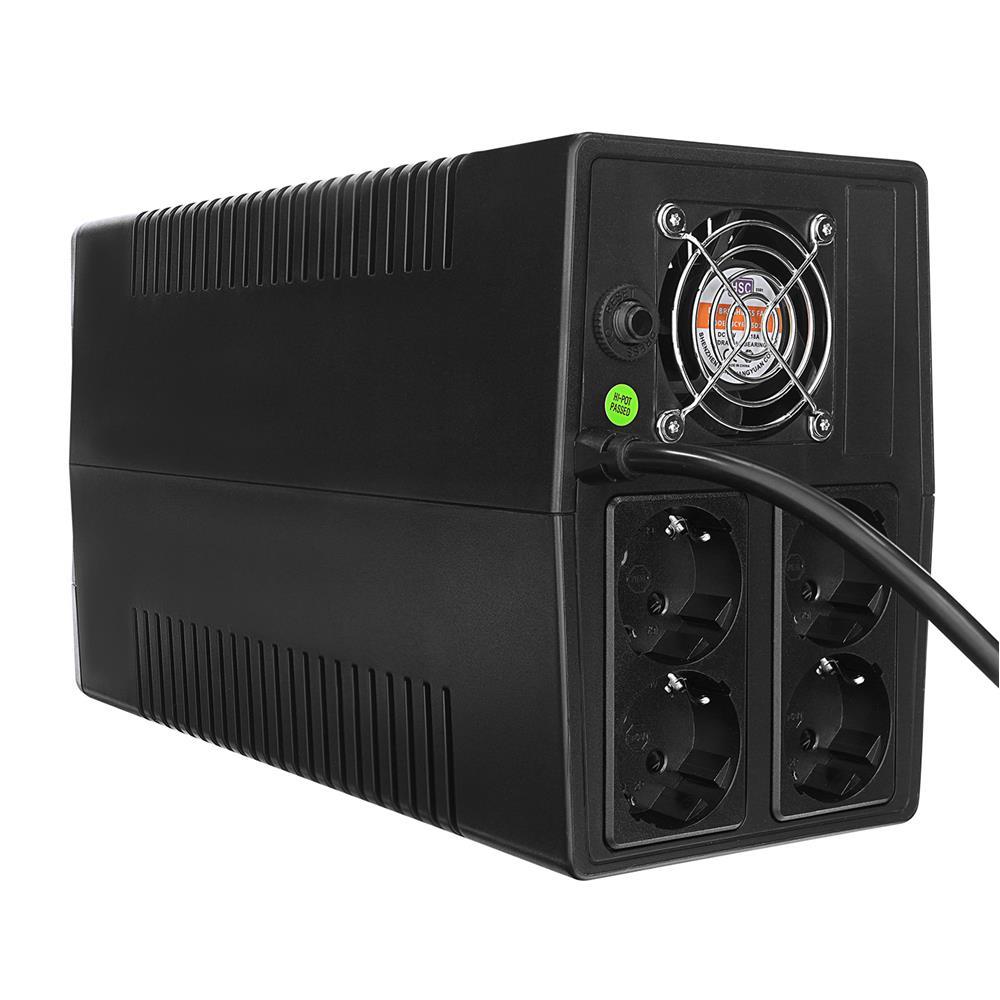 S-link MIGHT U150 1500VA UPS 12V9Ah-2 900W Siyah Line-Interactive Kesintisiz UPS Güç Kaynağı