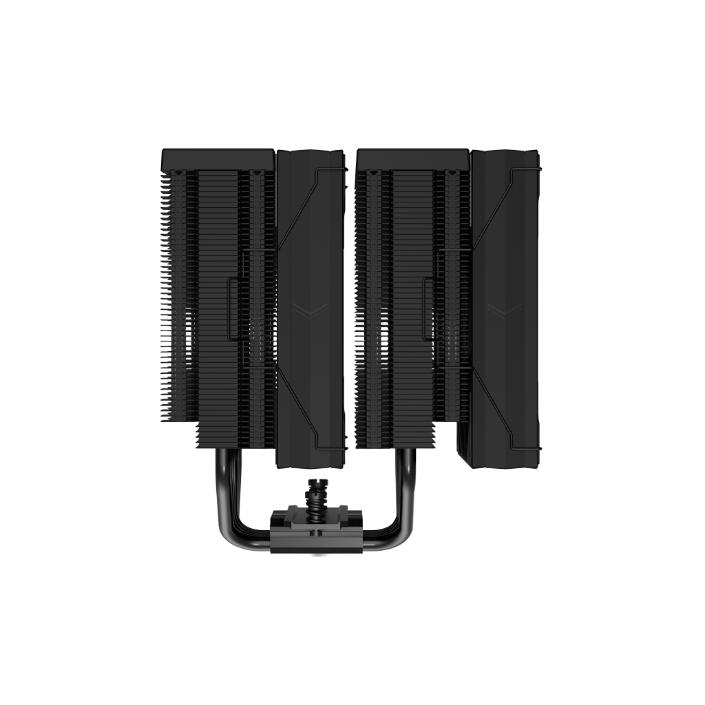 SAMA A60B, Black, 2x120mm MONO Fan, Kule Tipi Hava Soğutma, 6 adet Gelişmiş Siyah Kaplamalı Bakır Isı Borusu, CPU Fan (AMD ve INTEL Tüm işlemciler ile uyumlu)