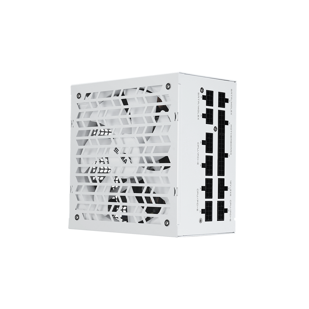 SAMA G850, 850W, White, 80+ Gold, Cybenetics Certified, Full Modüler, PCIE 5.1, ATX3.1, Beyaz, GAMING, ATX, Power Supply (PSU)