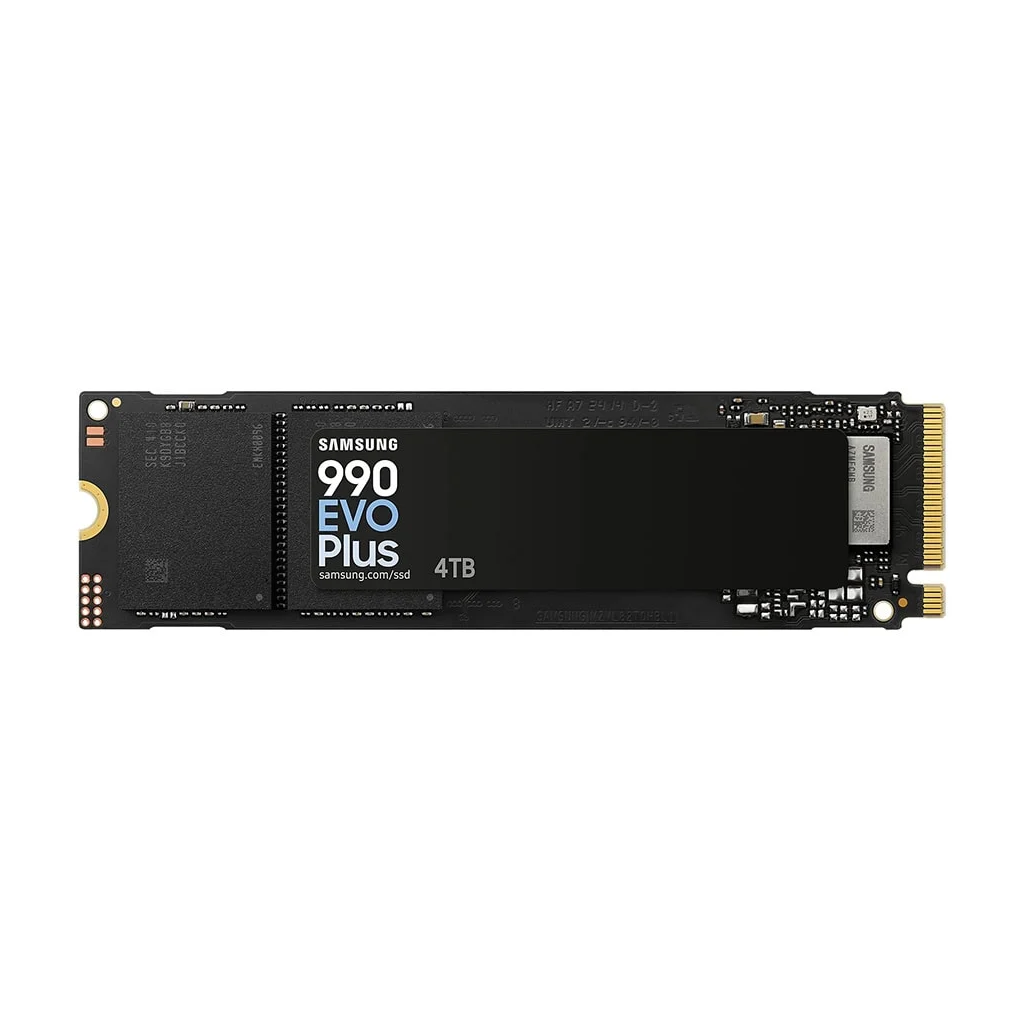 SAMSUNG MZ-V9S4T0BW, 990 EVO PLUS, 4TB, 7250/6300, Gen4, NVMe PCIe M.2 2280, SSD (Türkiye Distribütörü Garantili)