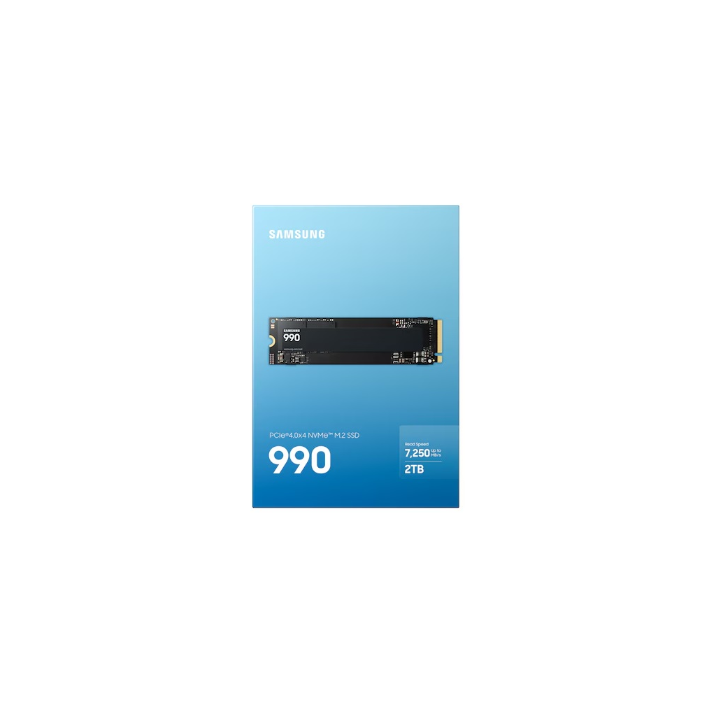 SAMSUNG MZ-V9V2T0BW, 990 , 2TB, 7150/6450, Gen4, NVMe PCIe M.2 2280, SSD (Türkiye Distribütörü Garantili)