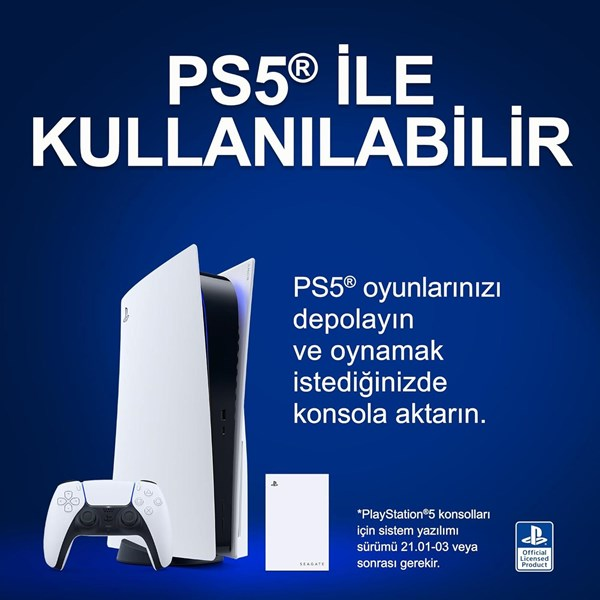 SEAGATE 5TB STLV5000200 GameDrive Playstation İçin
