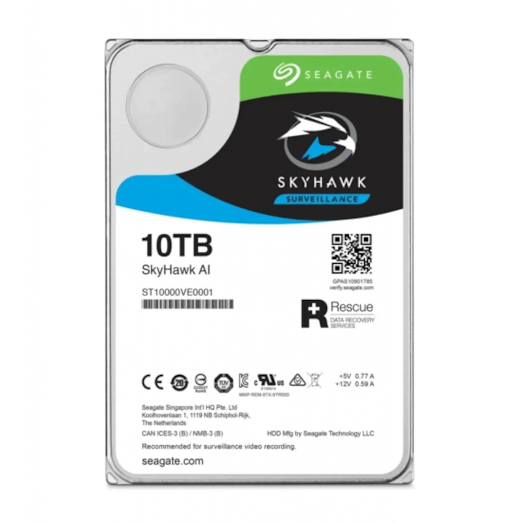 SEAGATE SKYHAWK AI, ST10000VE001, 3.5