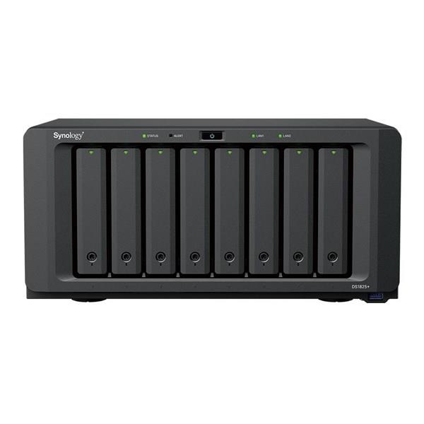 SYNOLOGY DS1825 PLUS RYZEN V1500B 24GB RAM- 8-diskli Nas Server (Disksiz)