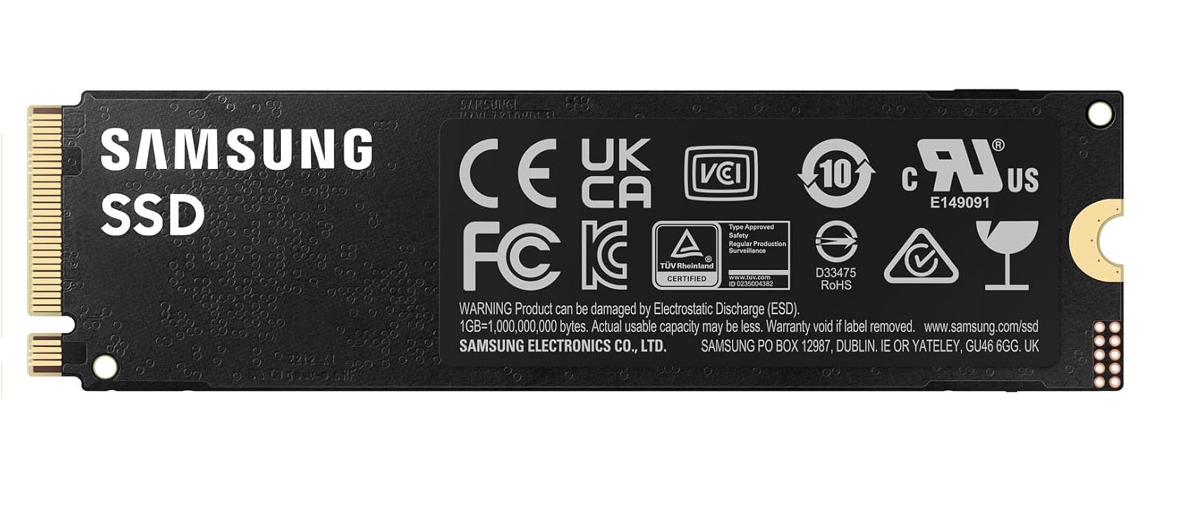 Samsung 4TB 990 Pro 7450-6900MB-s M.2 NVMe MZ-V9P4T0BW Ssd Disk