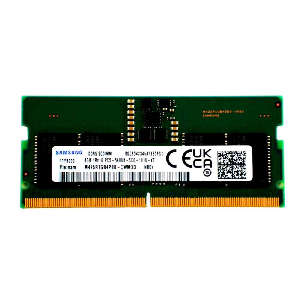 Samsung SAMSO5600/8, 8GB, DDR5, 5600MHz,  CL46, 1.1V Notebook Ram (M425R1GB4PB0-CWM0D)