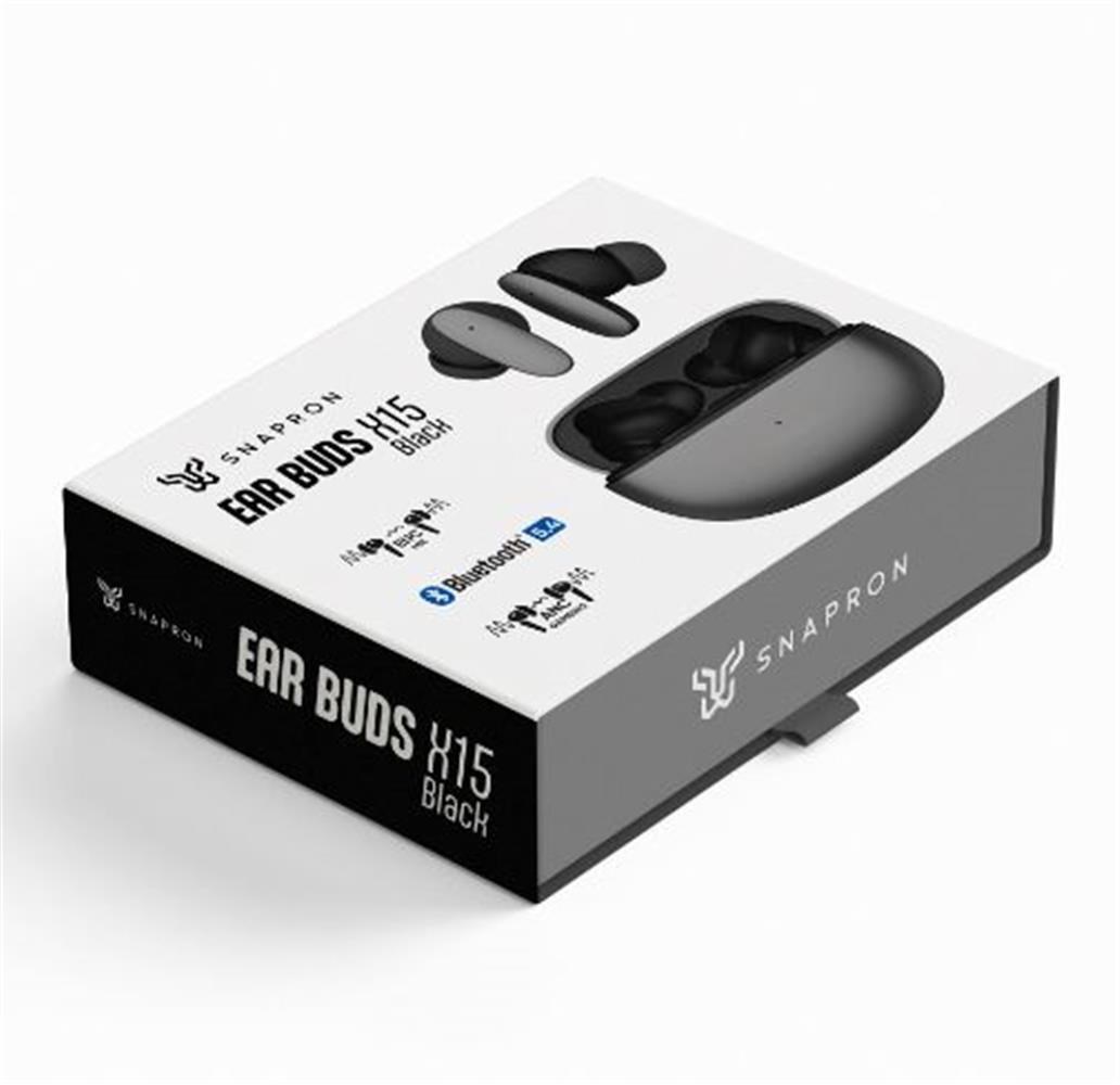 Snapron SNK-9004 Siyah Anc & Enc  Kablosuz Bluetooth 5.4 Kulaki·çi· Kulaklik