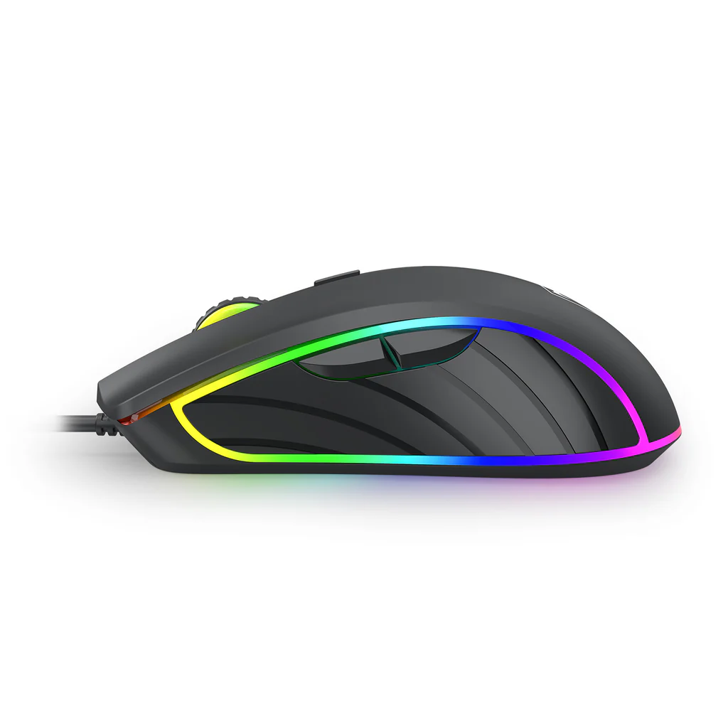 T-DAGGER T-TGM115 ZEPHYR, Cool Backlight, USB Kablolu, 7200DPI, Gaming Mouse